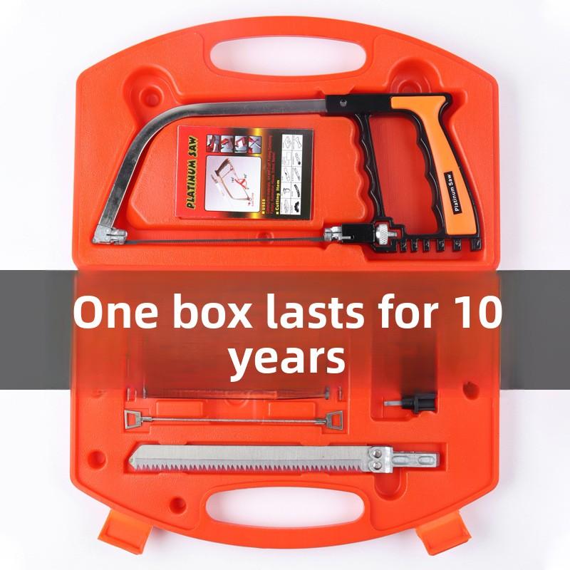 12Pcs Multi-function Handsaw Set and Storage Box Versatile DIY Hand Saw Combo Tool Kit for Wood & Glass Outdoor Mini Hand Saw