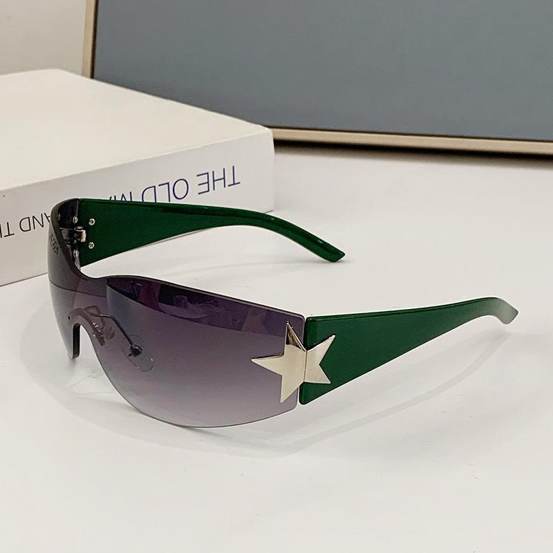 JYL TS Square Sunglasses Edge Cut UV Protection Street Shot Women QZ762-81032 A-3915 ксанаду