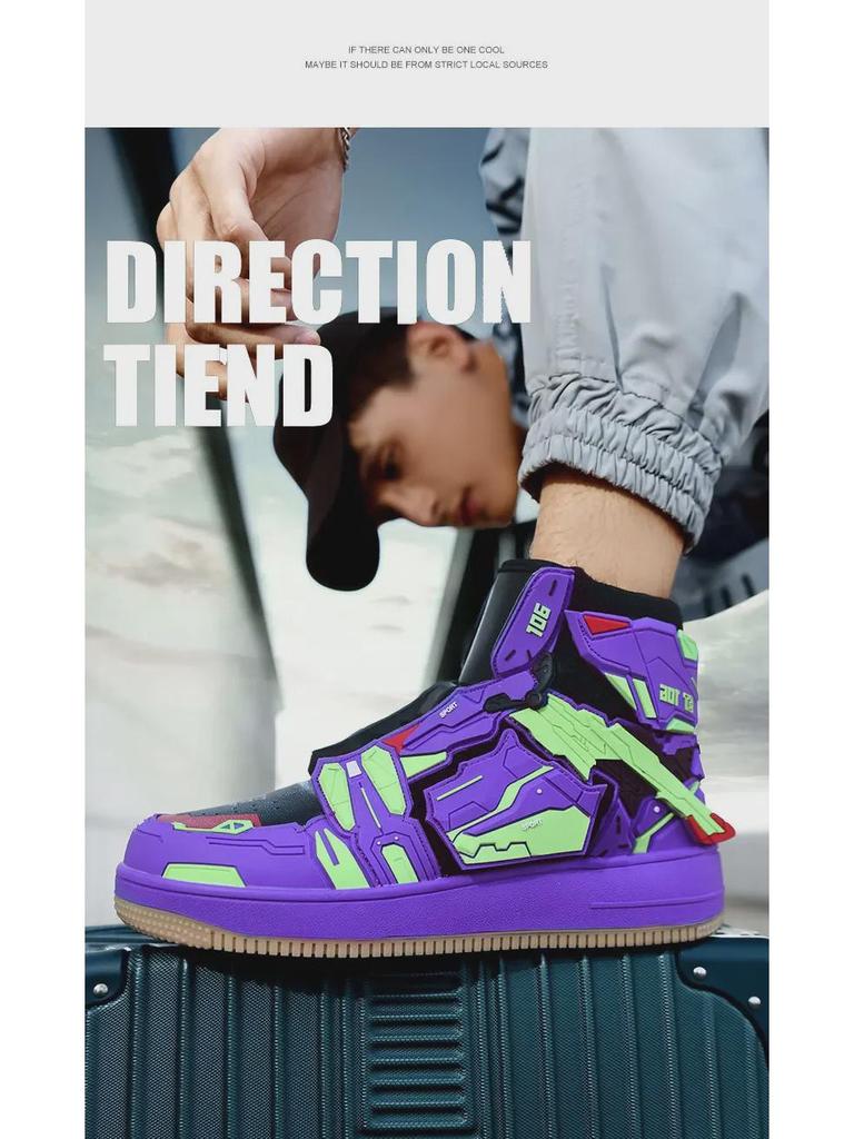 Freedom Gundam Limited Edition High Top Sneakers - Lässige Basketball-Modeschuhe für Herren im Paar-Stil