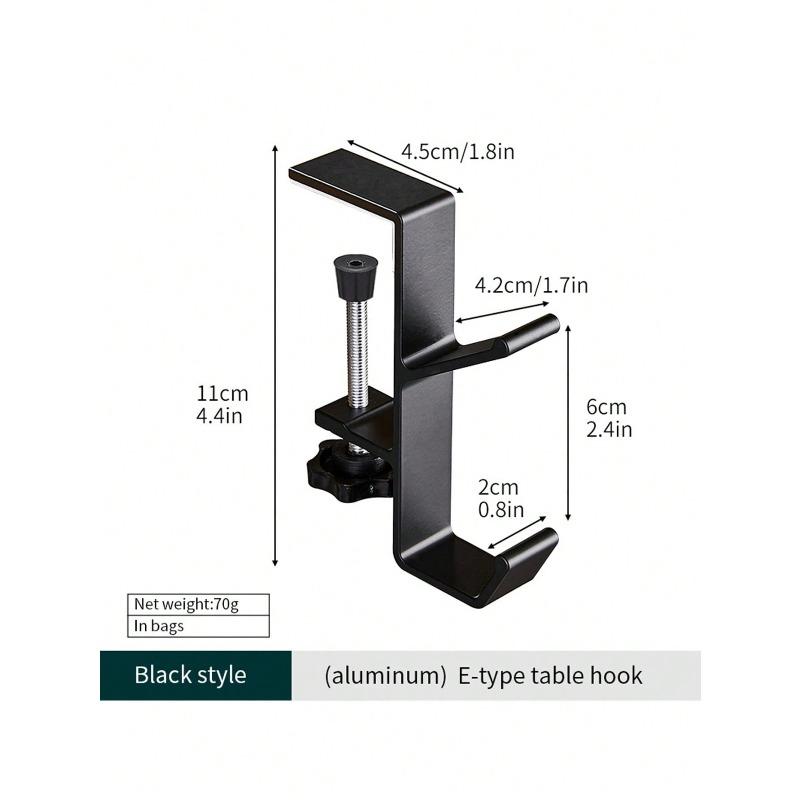 Backpack Hook, Office Desk Phone Holder Hook, And Portable Practical Hook That Can Be Installed On The Side And Edge Of The Desk