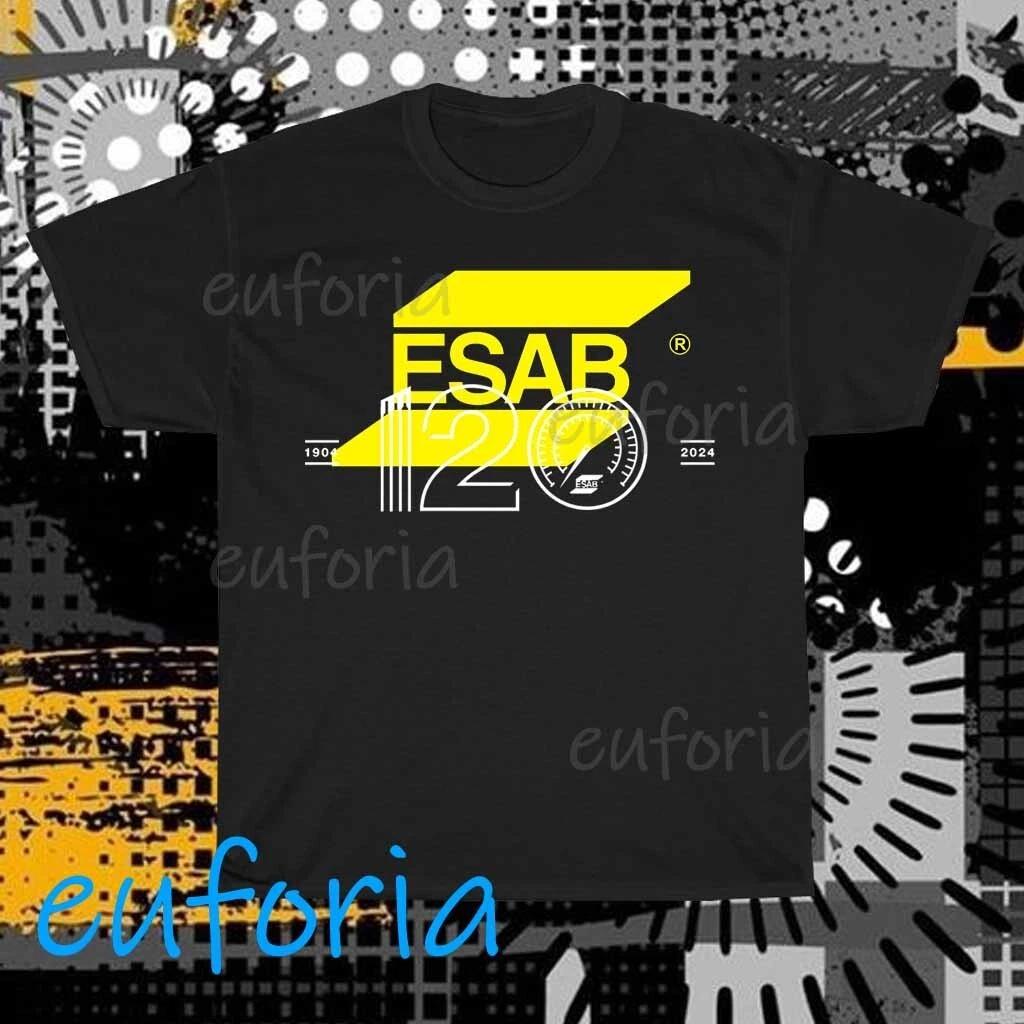 Футболка с активным логотипом сварочного оборудования ESABb, смешная, размеры от S до 5XL
