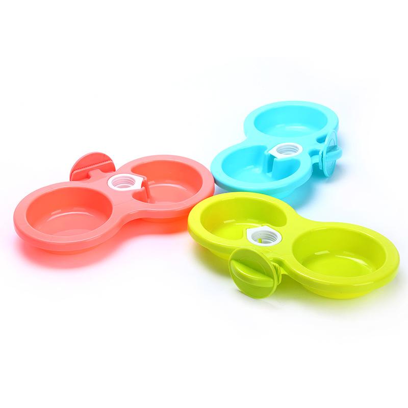 

Brighten Up Mealtime for Your Small or Medium Pet with this Colorful Hanging Double Bowl! S (16.89cm)