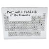 Periodic Acrylic Table Display With Real Elements Samples Decoration Chemical