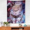 kawaii Japanesestyle Lolita cute girl tapestry wall hanging game Japanese cute girl room decoration tapestry wall hanging