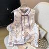 2025 vest print vest women's vest vest autumn and winter top vest
