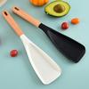 Silicone Cooking Spoon Heat Resistant Nonstick Kitchen Utensils 3 in 1 Spatula Spoon Stir Scoop Serve with Ease Ergonomic Handle Easy to Clean Ideal