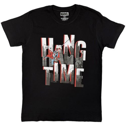 Marvel Comics Unisex Adult Hang Time Spider-Man T-Shirt