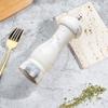 2pcs 6 Inch Salt Pepper Mill Manual Spices Bottle Marbled Salt Pepper Grinder  Restaurant