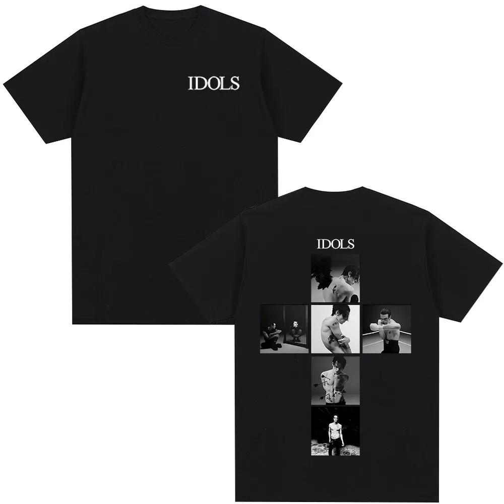 Yungblud IDOLS New Album World Tour TShirt Unisex Hip Hop Short Sleeve Loose Casual Fashion Women And Unisex Tshirts
