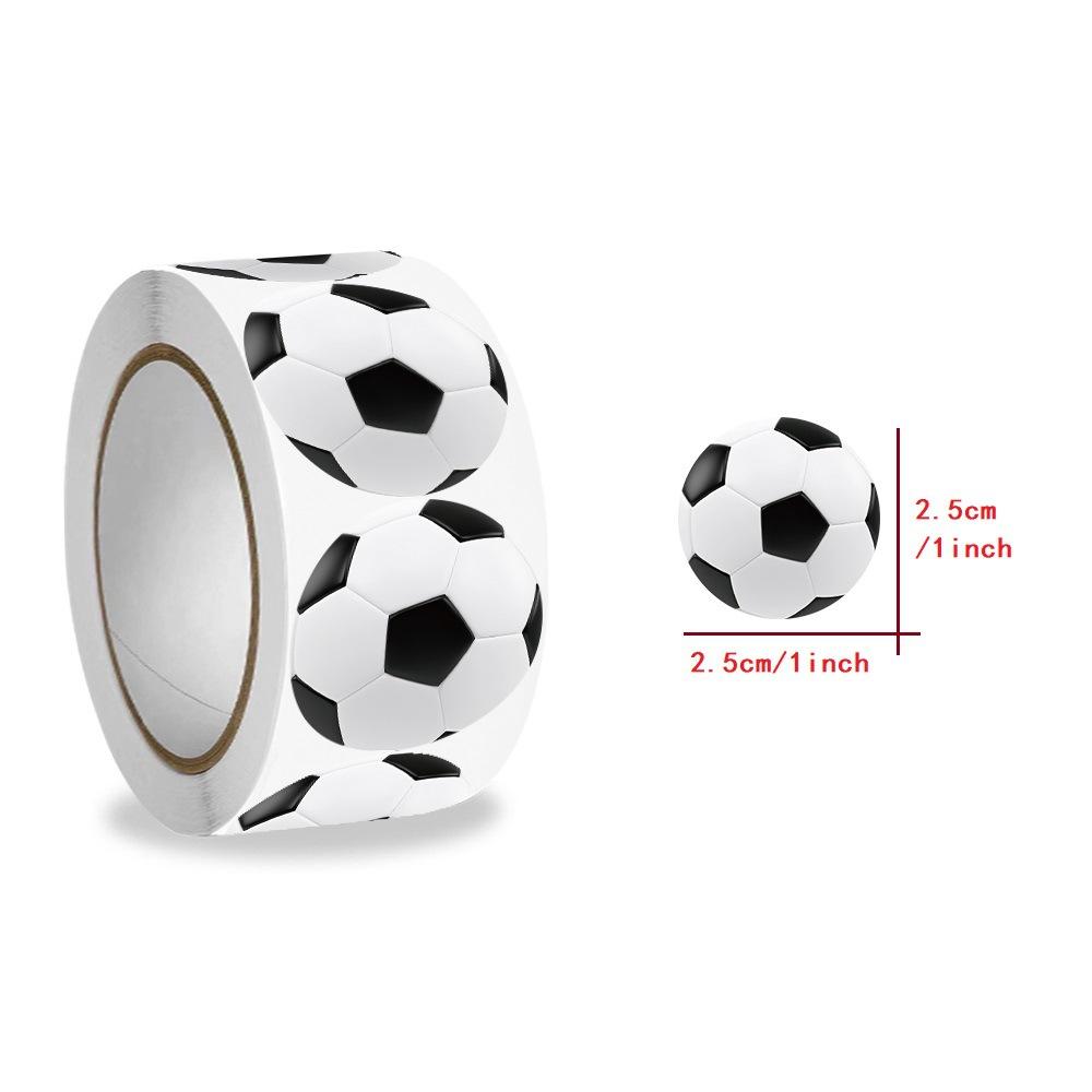 1000 Stickers/piece, 1 Inch, Football, Basketball, Ball Games, School Reward Label Stickers, Sports Party Decoration Stickers, Sports Theme Stickers