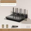 WiFi Router Shelf Wall Mounted No Drill Durable Stainless Steel Rack for Makeup Cosmetic Storage Bathroom