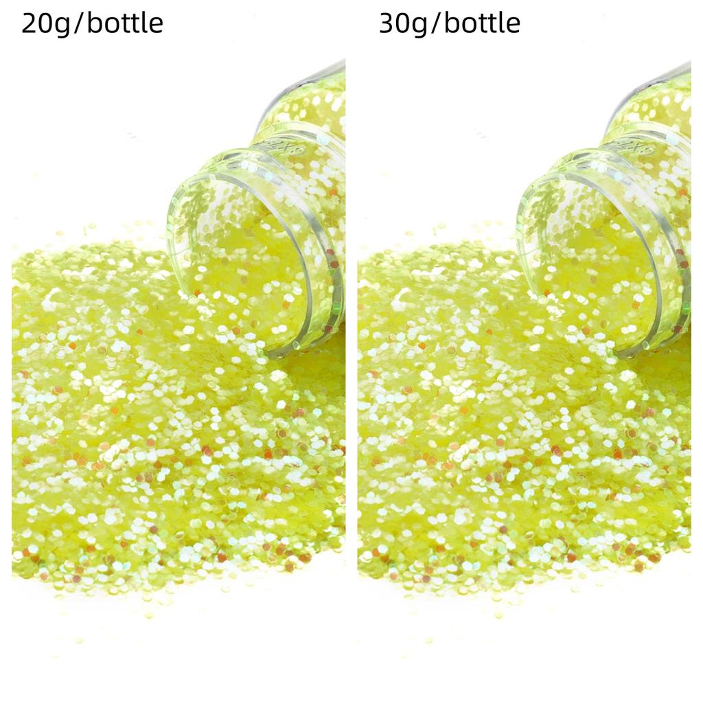 20/30g Glitter Sprinkles Powder Colorful Hexagonal Sparkly Powder Nail Art For Handicraft Creative Nail Paillette Decoration