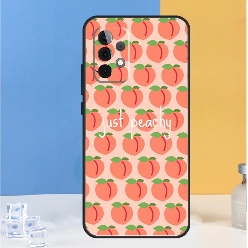 Pink Peaches Aesthetic For Samsung Galaxy A13 A33 A53 A36 A26 A05 A06 A16 A54 A34 A14 A32 A52 A55 A35 A15 A56 Case