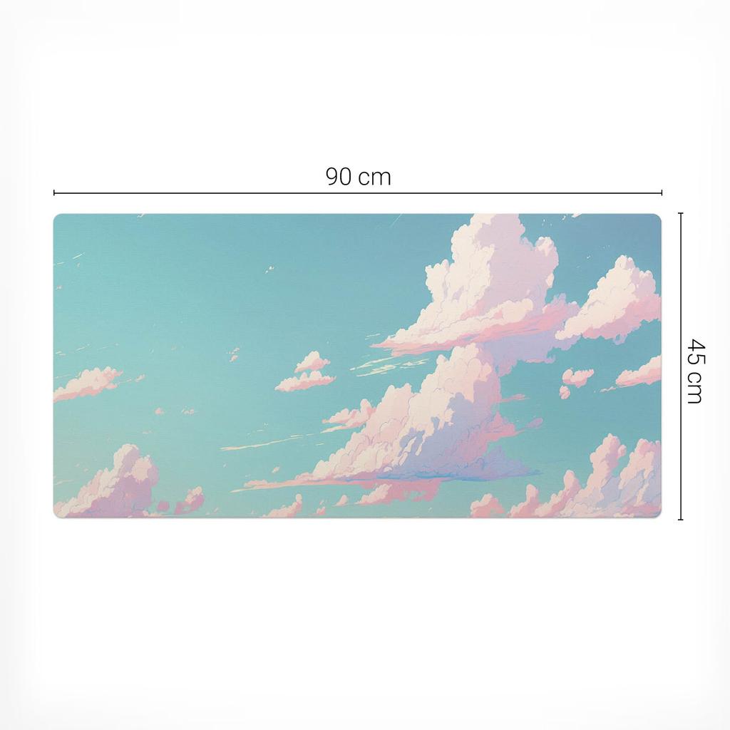 Decorative Table Mat with Premium Print Clouds in the Sky 90x45 cm