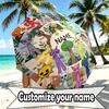 Custom Name Personalized Game Sprunki Print Umbrella, Auto Open Close, 8‑Rib Sturdy Frame, Commute Camping Hiking Use, Birthday Gift