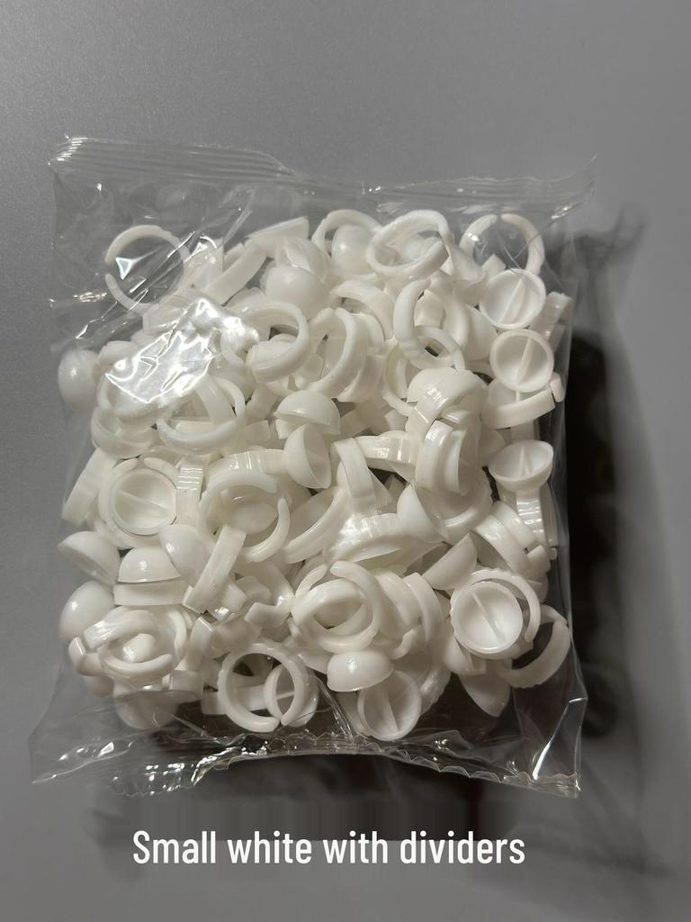 Eyelash Blooming Glue & Pigment Drip Ring Cup for Microblading