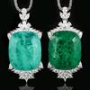 Huamei Jewelry Pendant Necklace Rectangular Design High-End Sense Female Goods