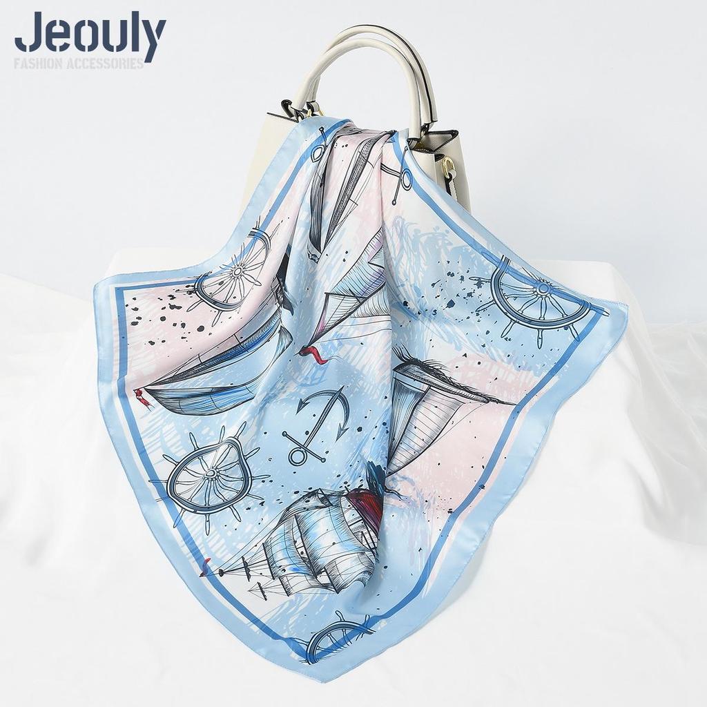 Cross-Border 70cm Silk Cashew Print Scarf - Autumn/Winter Women's Fashion Headscarf