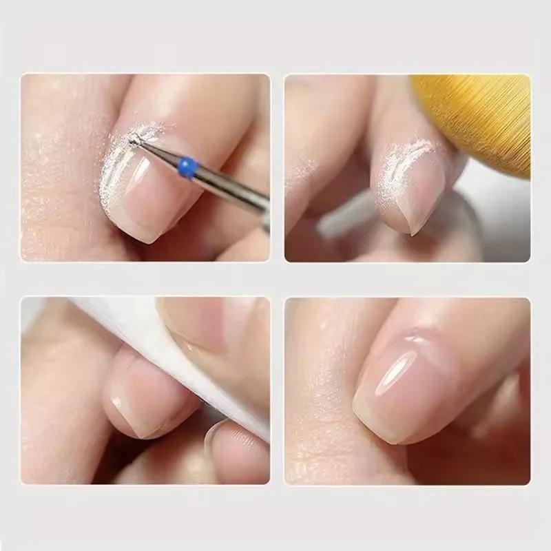 1PCS Diamond Cutter Manicure Nail Drill Bits Electric Nail Files White Grinding Bits Mills Cutter Nail Art Tools Accessories