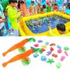 Magnetic Fish Model Toy Retractable Fishing Toy Boys and Girls Kids Fishing Rod  Baby Toys