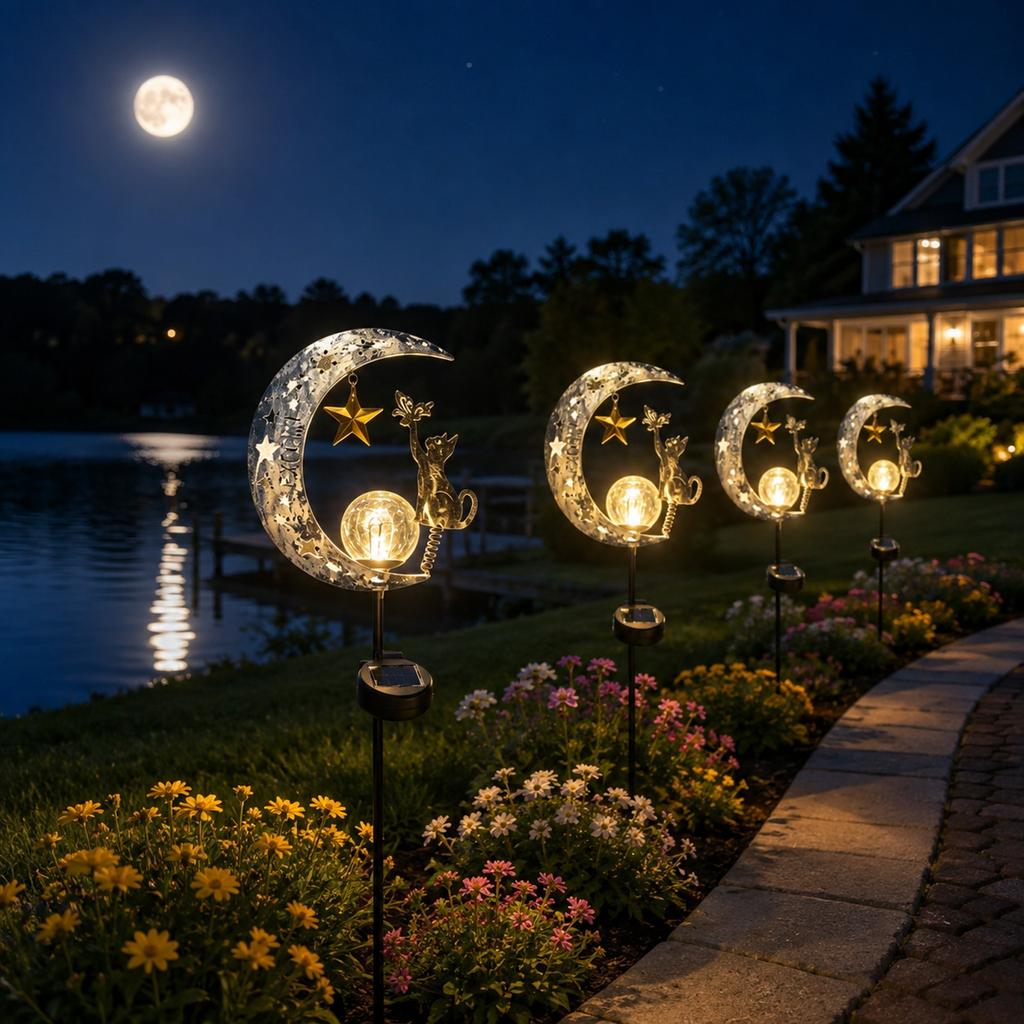 Outdoor Stake Lights for Garden Yard Decoration - Sturdy Long Lasting Saving Lighting