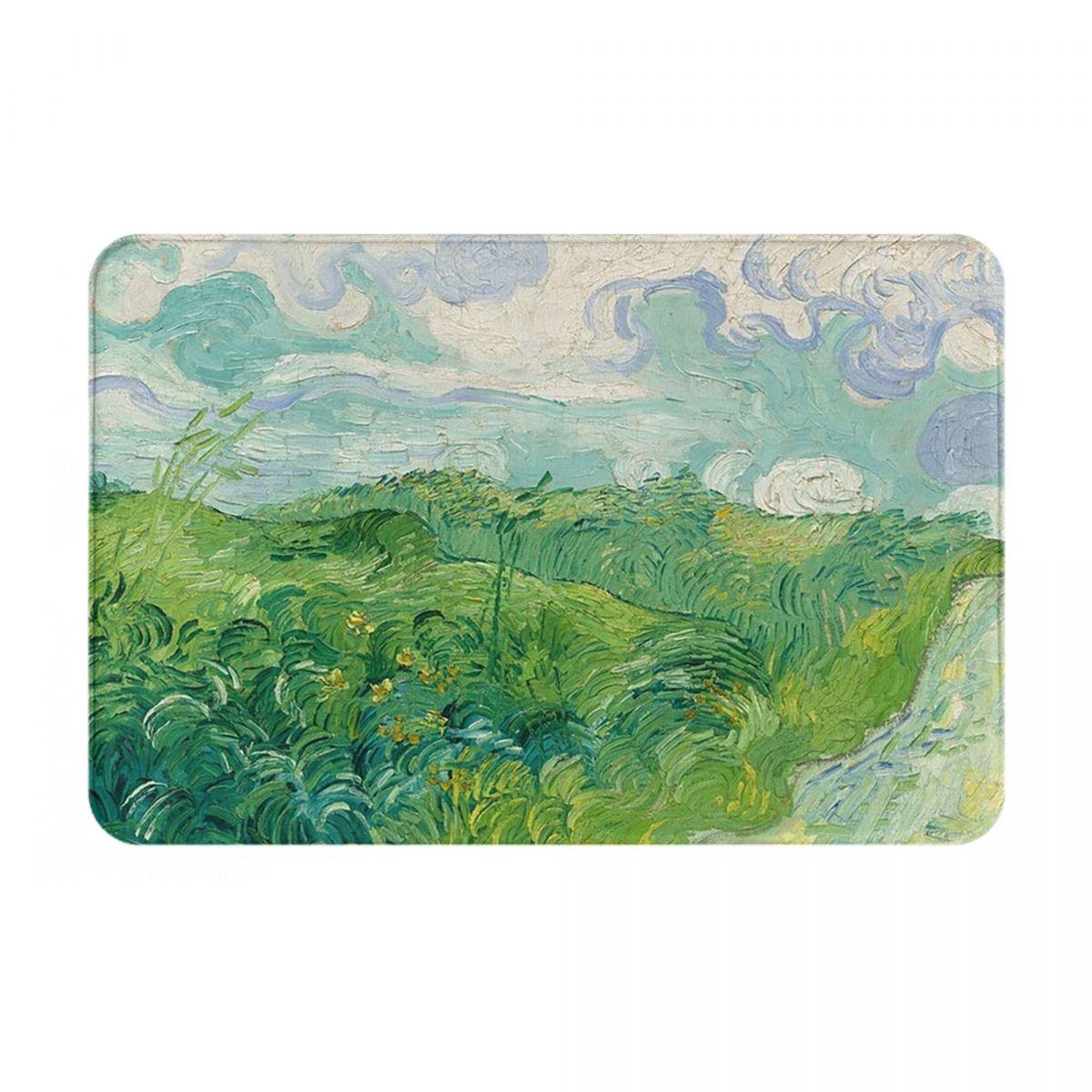 Vincent Van Gogh Het Café Terras Op Het Place De Forum Antislip Deurmat Vloermat Tapijt Kleed voor Keuken Entree Voetmat Matten 60x40 cm