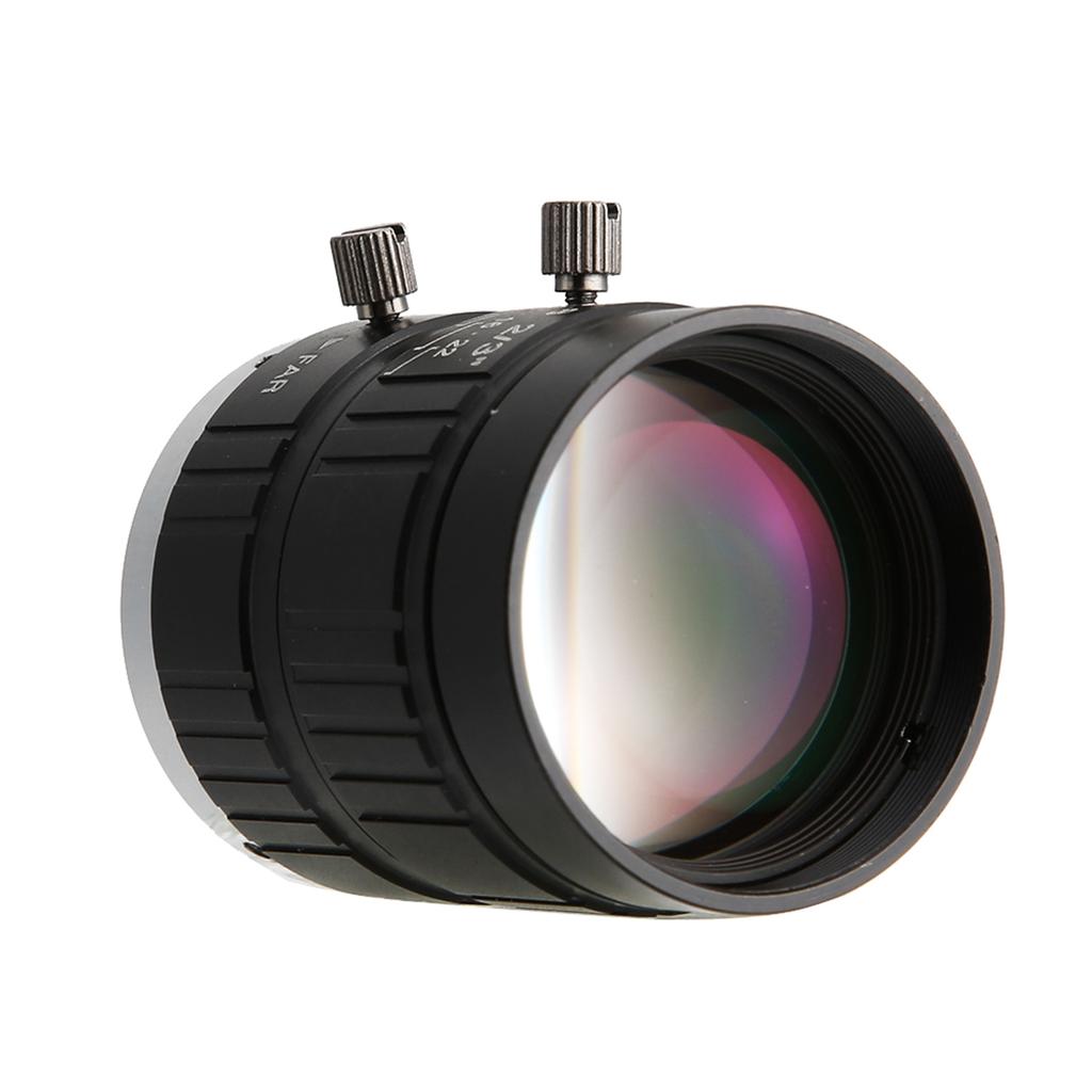 5MP HD Camera Lens 50mm Focal Length Manual Aperture C Mount CCTV Surveillance
