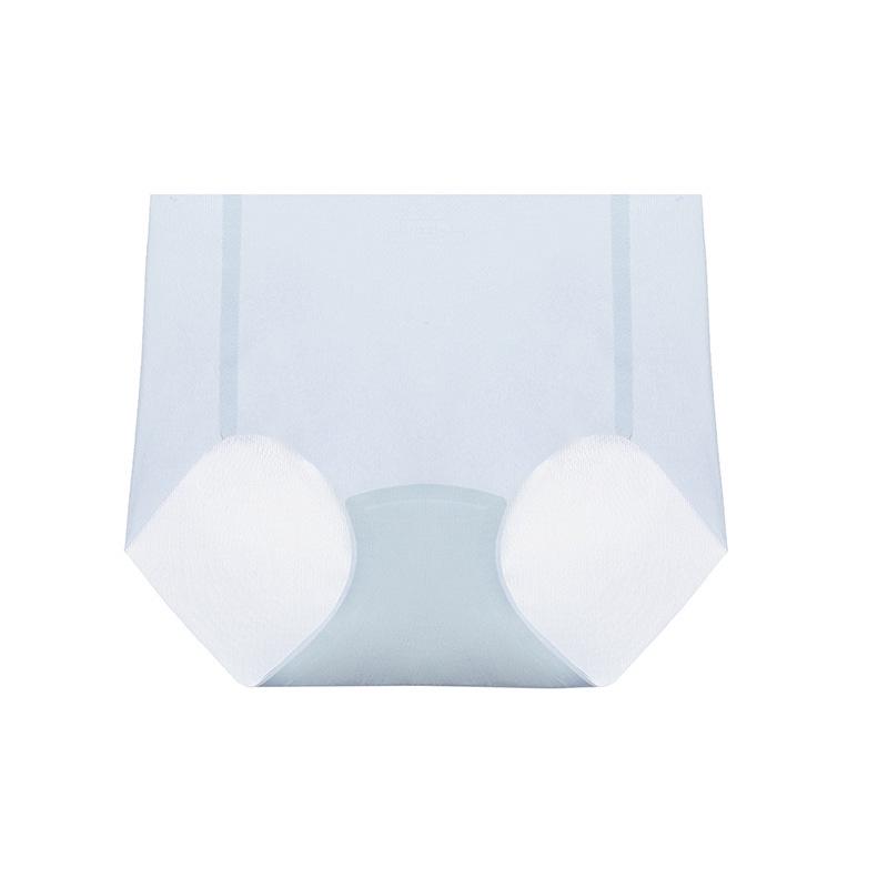 Lipstick Panties: Girl's Summer Ice Silk Mid-Waist Seamless Quick-Dry Breathable Hip-Lifting Underwear