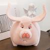Cute Big Ears Pink Pig Plush Toy Pillow Cartoon Cute Flying Pig Plushies Stuffed Pillow Cushion Chubby Piggy Soft Toy