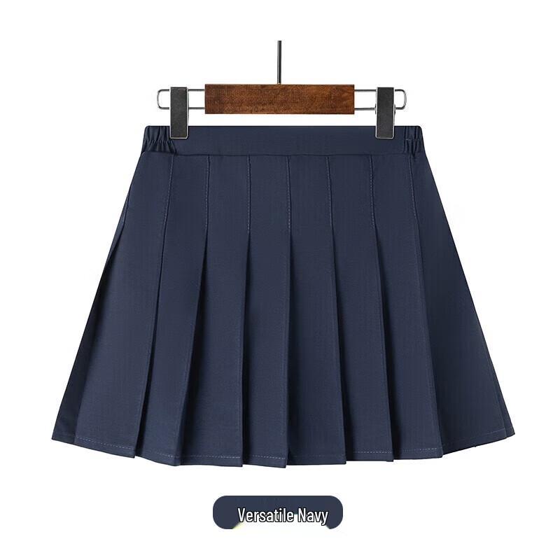 Girls' Pleated Skirt with Safety Shorts