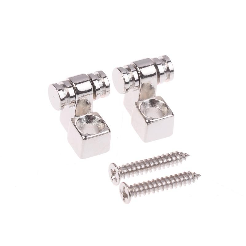 Electric Guitar Customization Kit: 2 Chrome Roller String Trees, Silvery Black Gold, DIY Accessories