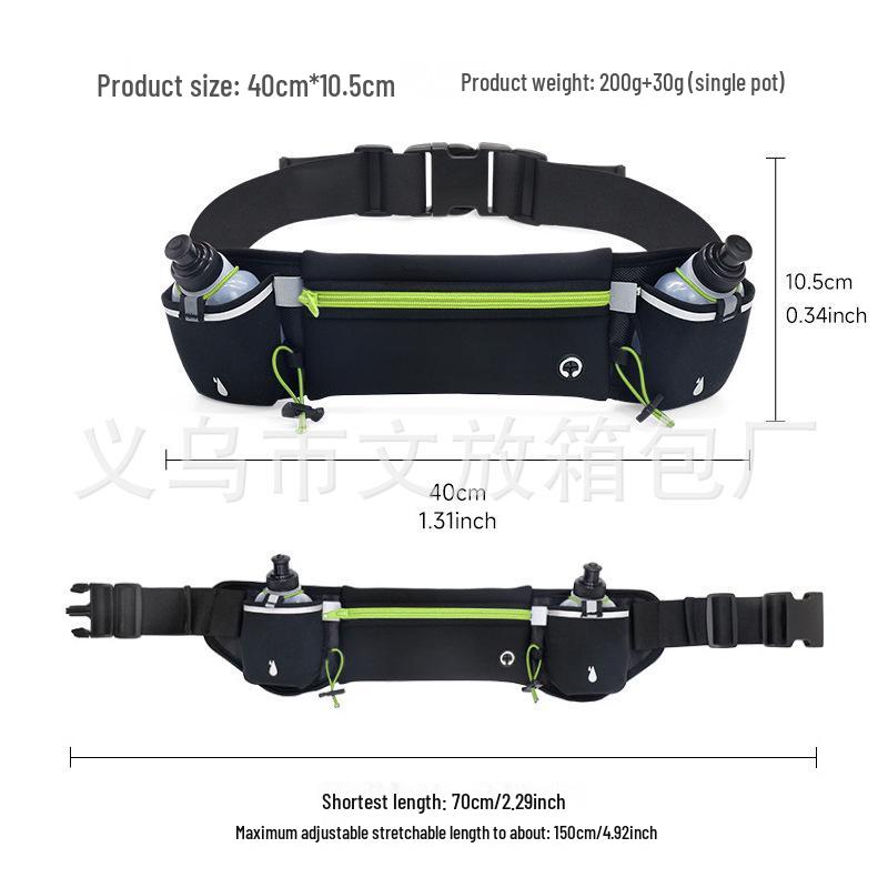 Multi-functional Cross-border Outdoor Sports Waist Bag with Water Bottle Holder for Running and Marathon