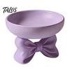 Practical Dressing Table Decor 3D Printed Elegant Bow Jewelry Tray, Purple Ring Earring Holder, Sweet Style Ornament Holder Decorative Vanity