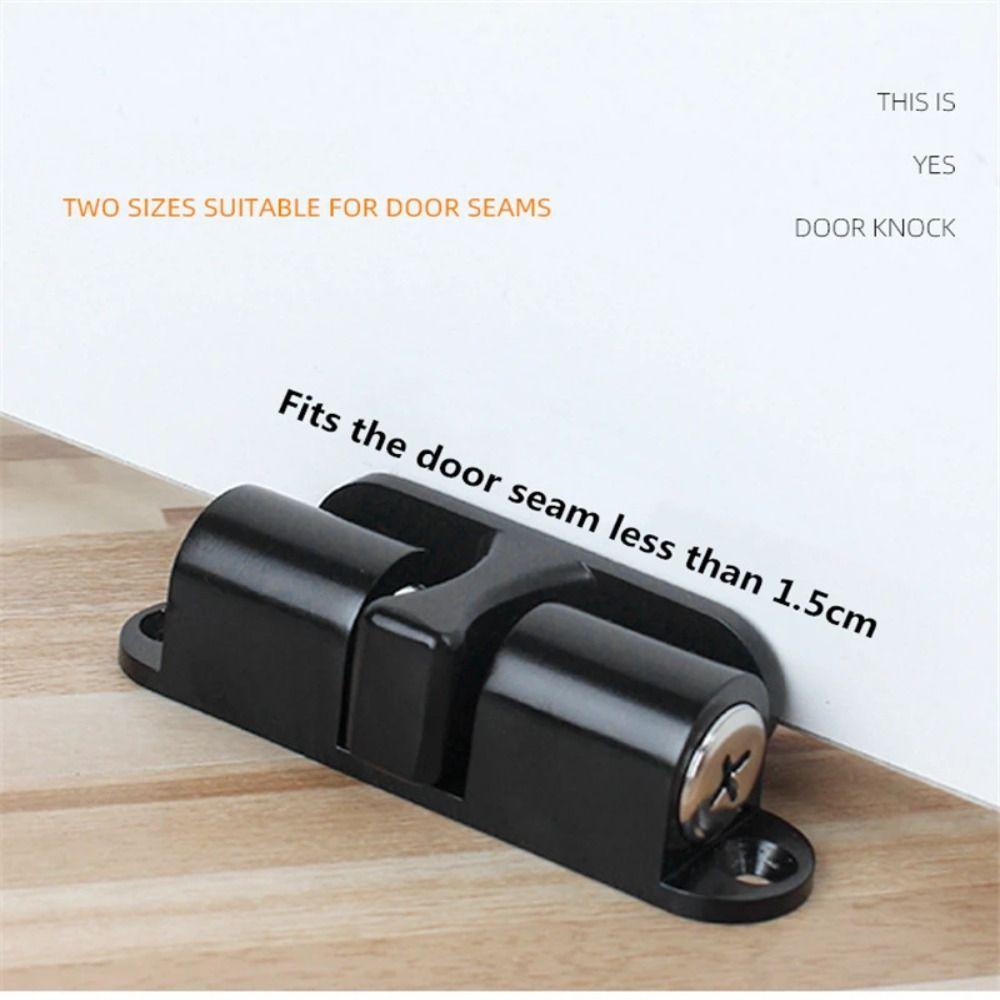 Invisible Door Touch Buckle Punch-free Door Stopper Practical Door  Suction  Cabinet