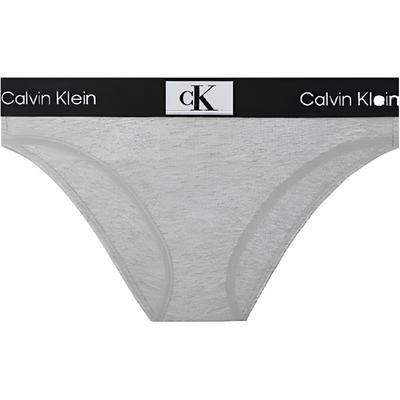 1996 Collection Small Square Letter Jacquard Comfortable Mid-Rise Underwear Women Underwear Gray QF7222-050