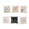 Embroidery Pillow Kits Birthday Gift DIY Handmade Needlework with Pattern Home Decor Cushion Cover Unfinished for Adults
