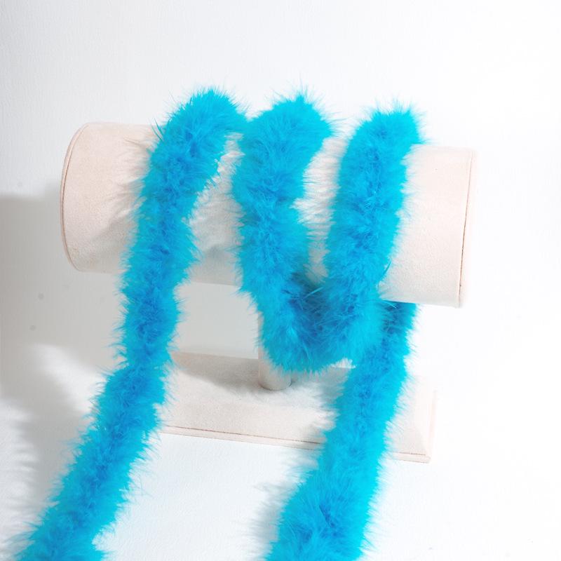 Colorful Turkey Feather Strips for Crafts and Decorations