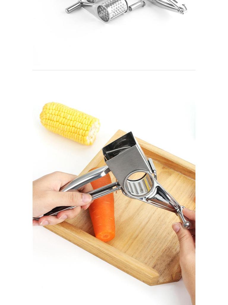 Multi-Purpose Hand-Crank Vegetable & Cheese Shredder