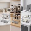 Rust Resistant 201 Stainless Steel Kitchen Shelf Rack for Indoor Storage and Display Organization