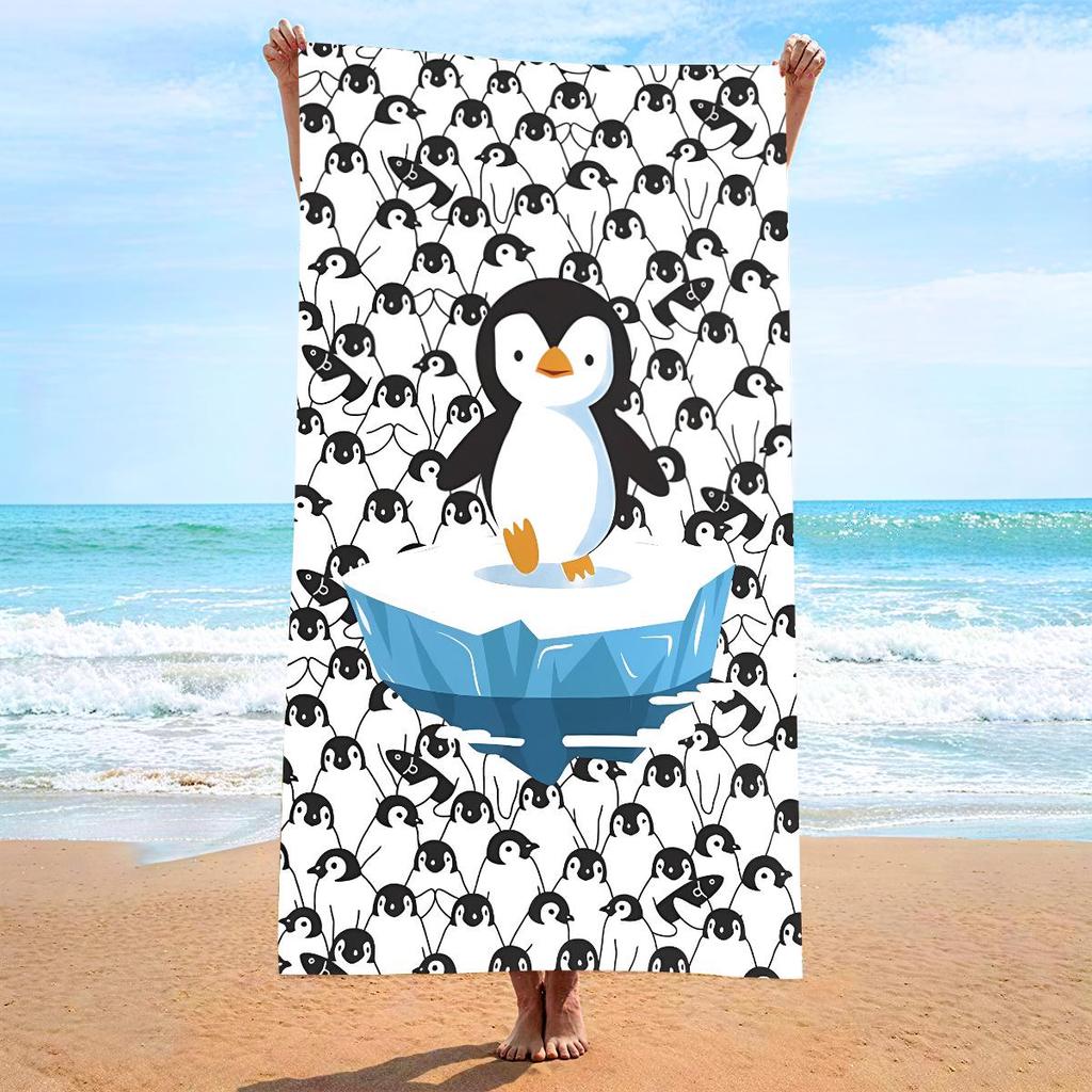 70x140 Microfiber Custom Printed Beach Towel - Absorbent & In Stock