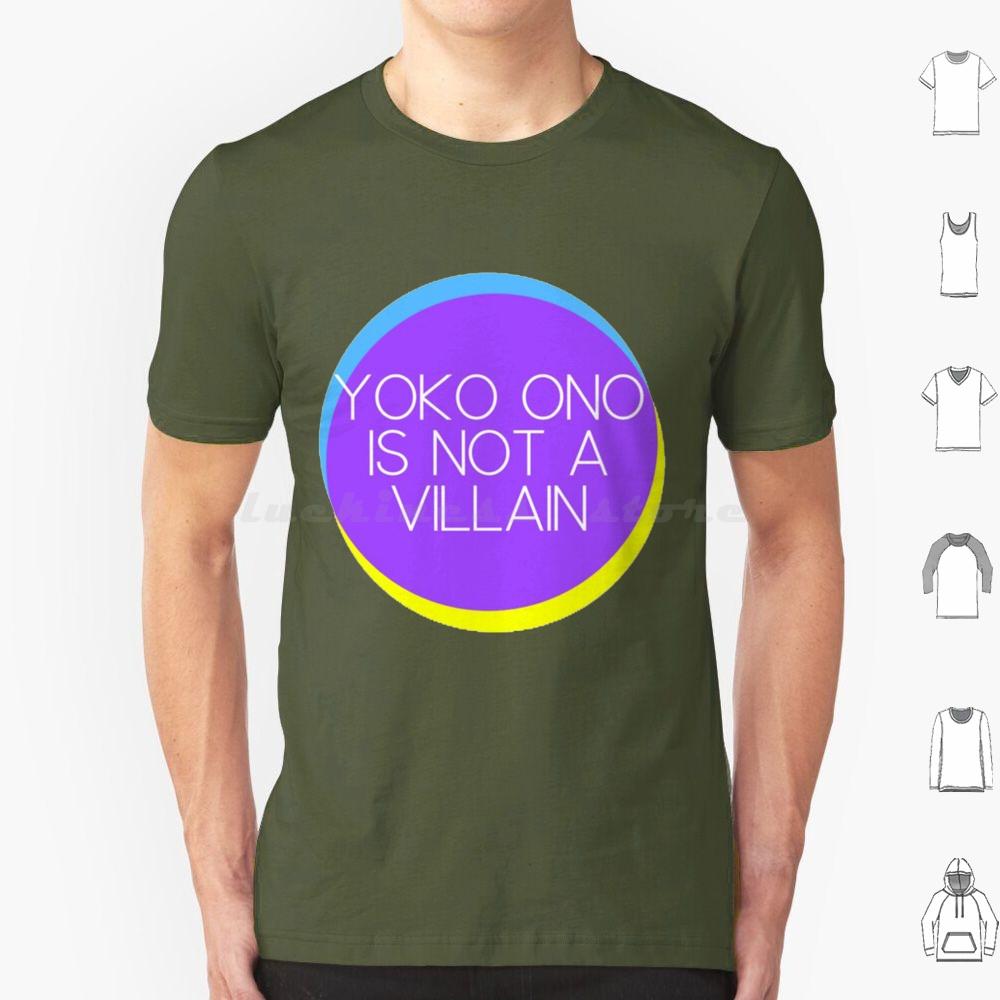 Yoko Ono Is Not A Villain Essential T Shirt 6xl Cotton Cool Tee Yoko Ono Yoko Peace The Music Ono 60s Imagine John Ringo Love