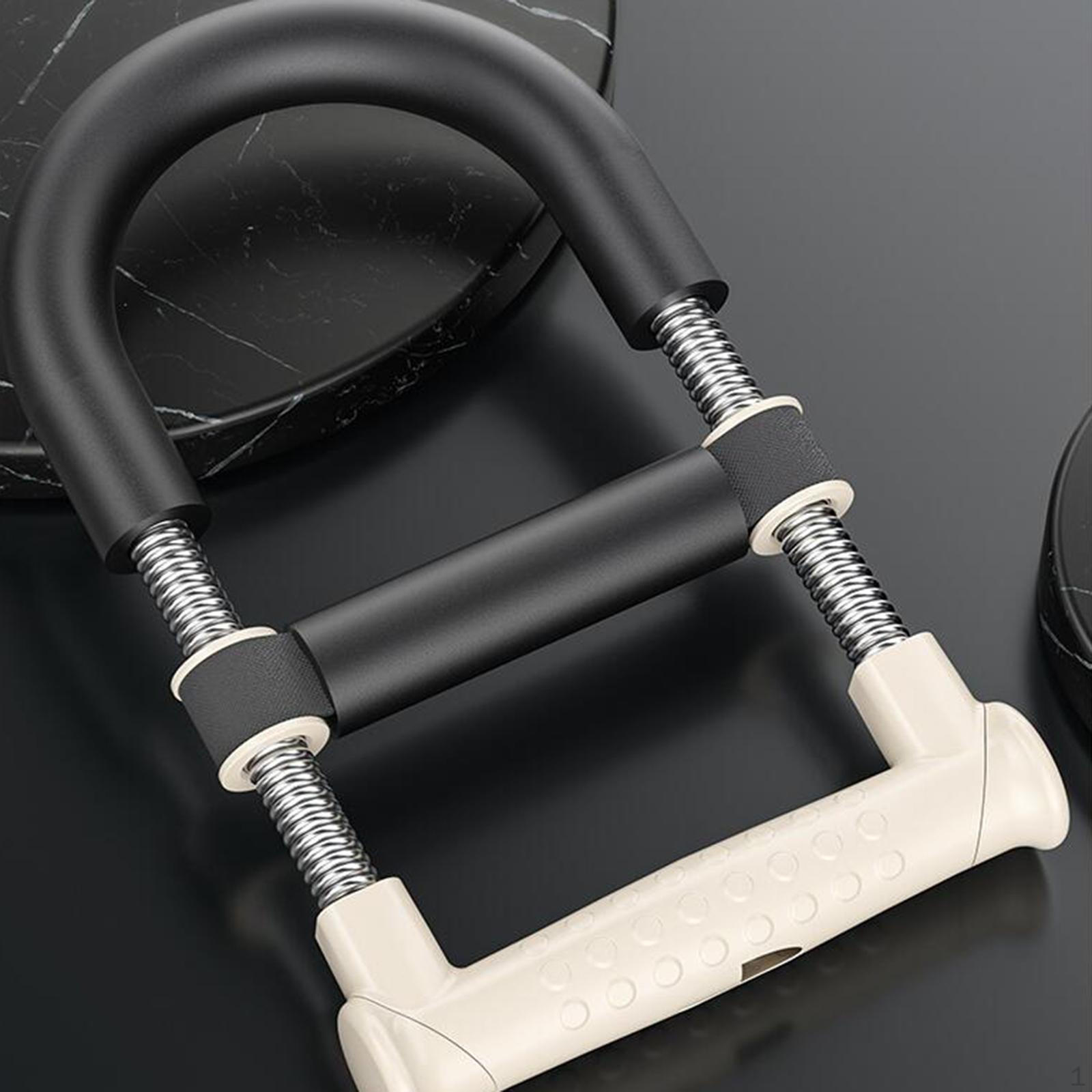 

Arm Training Gripper Forearm Exerciser Power Bar Wrist Strengthener for Adults Starters and milky white