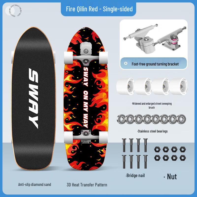 WEZHO Land Surf Skateboard