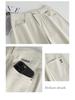 Women's High-Waist Loose Wide-Leg Jeans - Summer 2025, Casual Straight-Leg, Thin Fit for Petite Sizes
