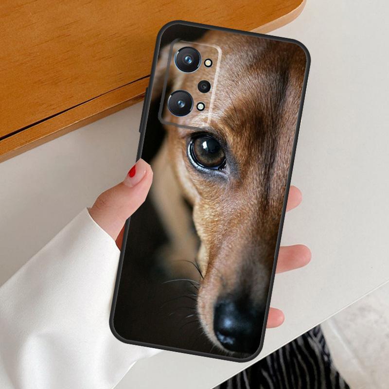 Teckel Dackel Dachshund Dog For Realme C55 C53 C51 C35 C67 C25S C21Y C30 C31 C33 9 10 11 12 Pro Plus GT Neo 6 GT5 Case