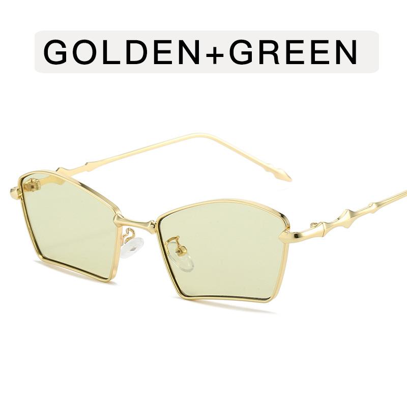 Korean Stylish Men's Sun Glasses Irregular Shape Anti-reflective Women's Sunglasses High Quality Sun Glasses Women