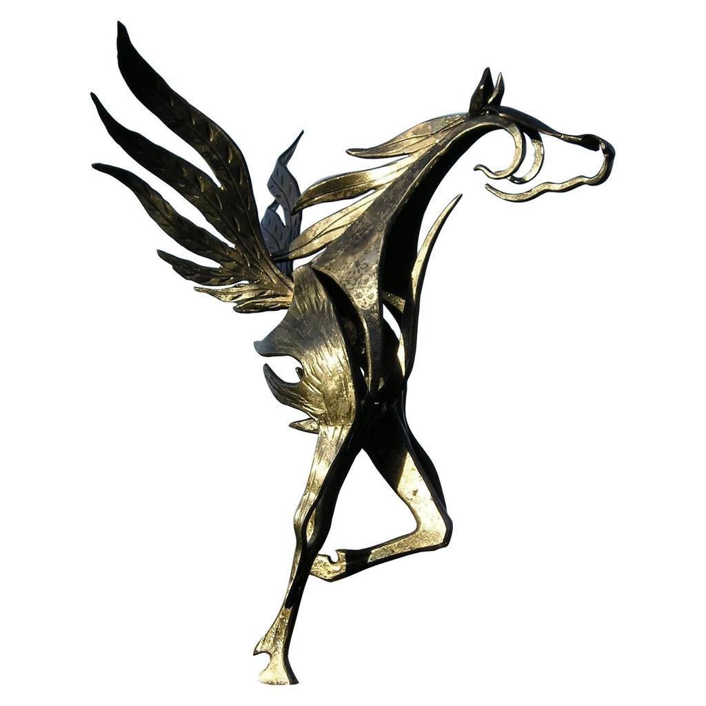 Cheap Kiss,Horse Sculpture Modern Statue Rustic Metal Art Men Gift