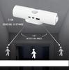1Pc Magnetic Motion Sensor Night Light Rechargeable Smart RGB Gradient Wall Lamp for Bedroom Bathroom Closet Garden