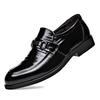 Youth Formal Leather Shoes Male Student Suit Black Soft Sole Soft Surface Business Men's Shoes Pointed Casual Shoes