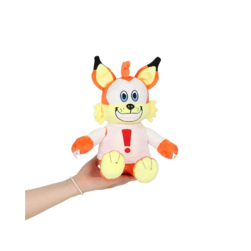 Peluche Gatto Bubsy Anime Carino Divertente Cartone Animato Gatto Arancione Gioco Figura Anime Animale Periferico Film Volpe Cuscino Regali per Bambini